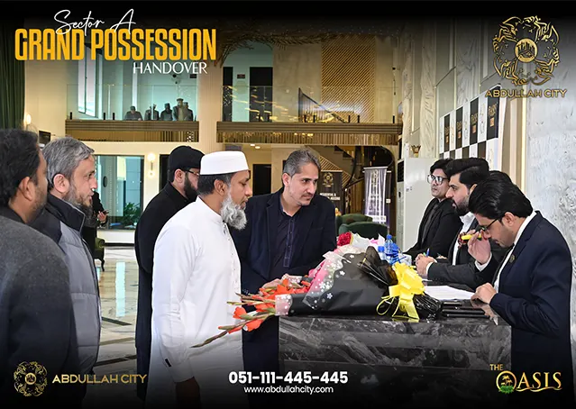 Abdullah city delivered 800 plots,
Abdullah city 800 plots delivered in grand possession,
Grand possession abdullah city,
Abdullah city best grand possession 2026,
the oasis block sector A,
Oasis block sector A residential plots,
residential plots sector A,
The oasis block sector grand possession,
Grand possession 24 jan 2026,
Abdullah city Islamabad, 
The Oasis Block Sector A 800 plots delivered, 
same day handover,
futuristic housing project Pakistan, 
prime location housing society, 
real estate investment Pakistan, 
premium residential plots, 
modern housing project, 
secure property investment, 
Pakistan property market, 
luxury living Pakistan, 
smart city project Pakistan,